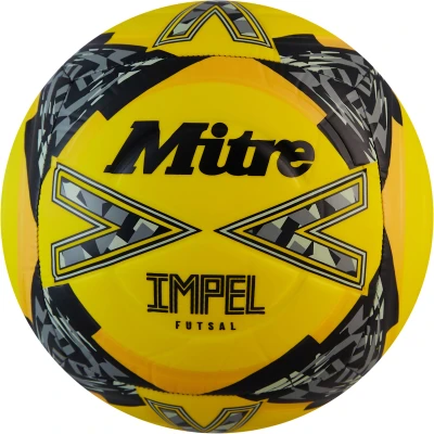 Mitre Impel 24 Futsal Ball - Yellow / Black / Grey