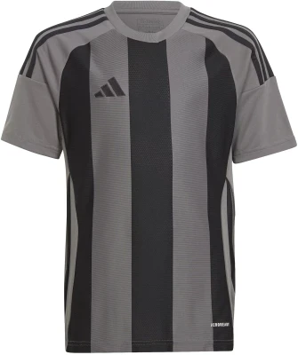 Adidas Striped 24 Jersey - Team Grey Four / Black
