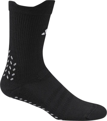 Adidas Football Grip Printed Crew Socks - Black / White