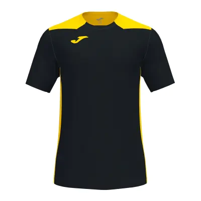 Joma Championship VI Shirt - Black / Yellow - 4XS-3XS (End of Line)