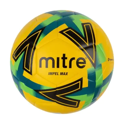 Mitre Max L30P Training Football - Yellow / Pitch Green / Fluo Green / Black