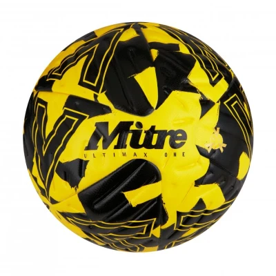Mitre Ultimax One 23 Football -Yellow / Black / Black