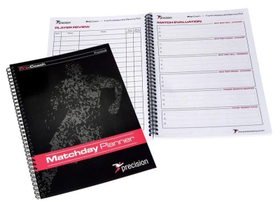 Precision Coaches A4 Match Day Planner