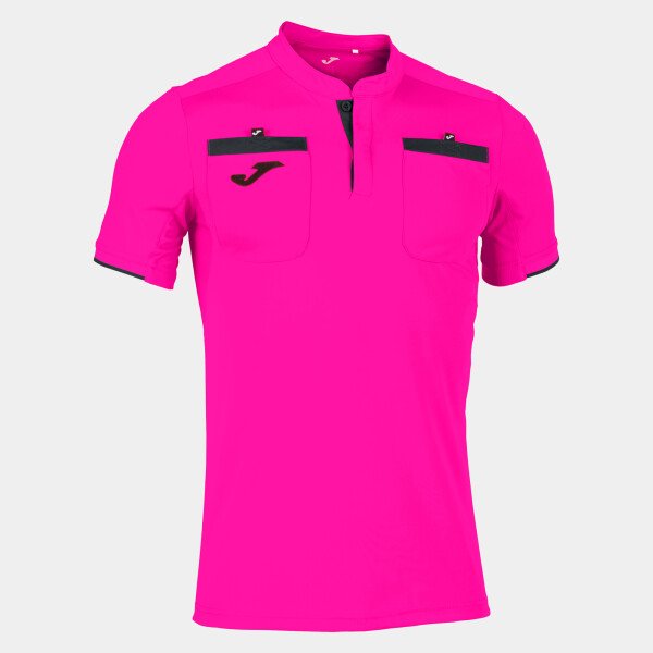Joma Respect II Referee Shirt - Fluor Pink/ Black