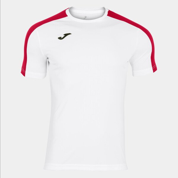 Joma Academy III S/S T-Shirt - White / Red