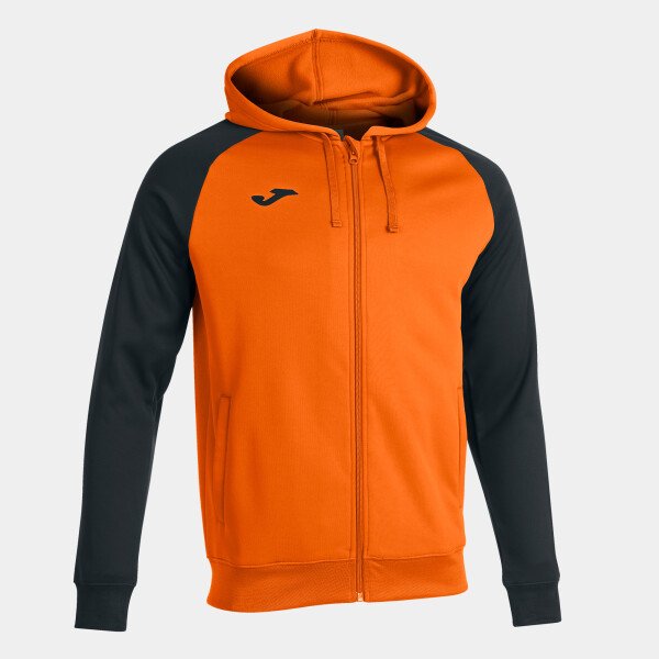 Joma Academy IV Zip-Up Hoodie Sweatshirt - Orange / Black