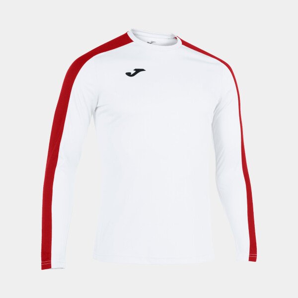 Joma Academy III L/S T-Shirt - White / Red
