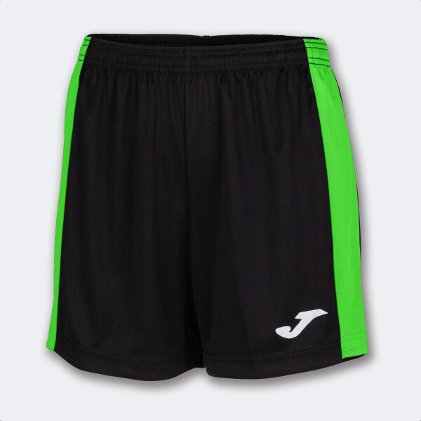 Joma Maxi Shorts (Womens) - Black / Fluor Green