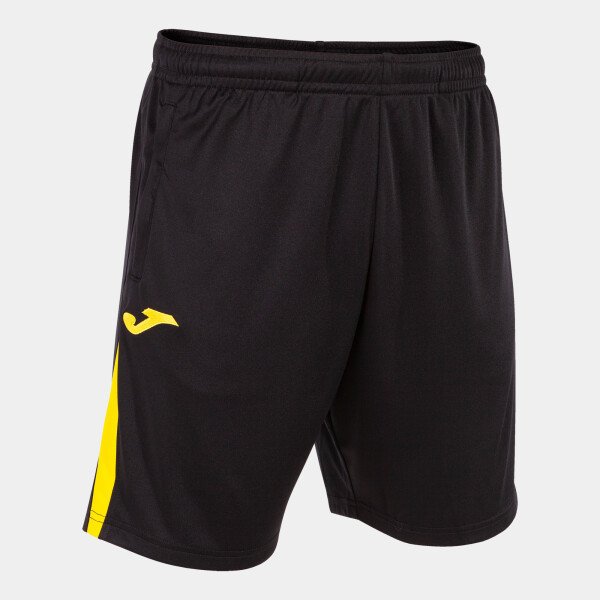 Joma Championship VII Bermuda Shorts - Black / Yellow