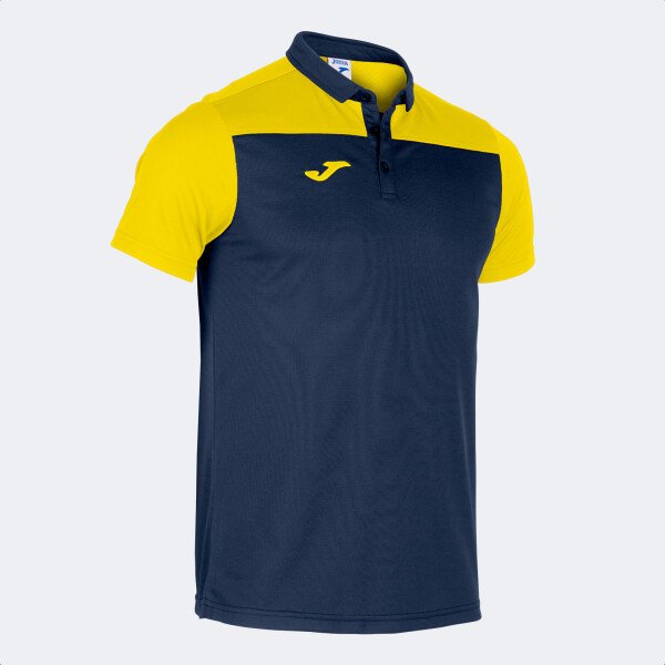 Joma Hobby II Polo Shirt - Dark Navy / Yellow