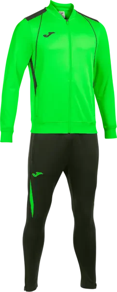 Joma Championship VII Tracksuit - Fluor Green / Black