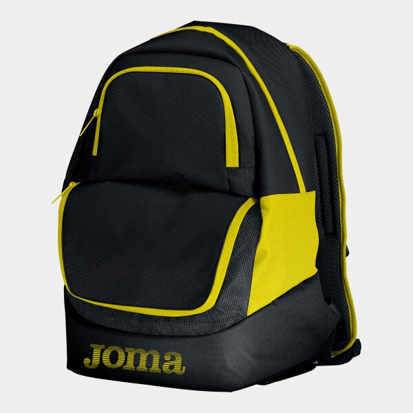 Joma Diamond II Backpack- Black/ Yellow