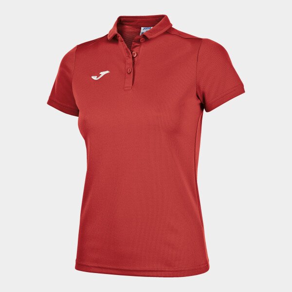 Joma Hobby Womens Polo Shirt- Red