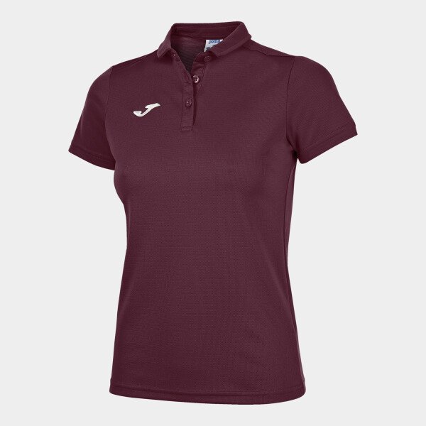 Joma Hobby Womens Polo Shirt- Burgundy