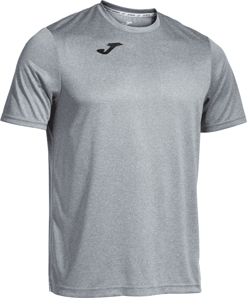 T-shirt Polo Joma Hobby - Homme - Mélange Gris Clair - Polyester - Confort Sportif