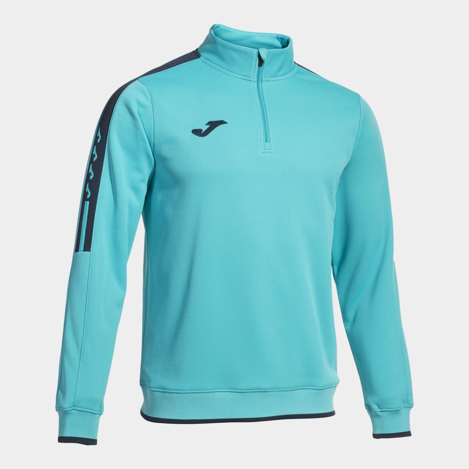 Joma Olimpiada 1 4 Zip Sweatshirt Fluor Turquoise Navy