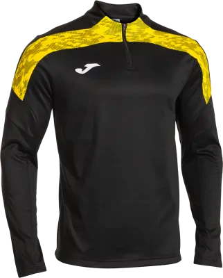Joma Championship VIII 1/4 Zip Sweatshirt - Black / Yellow - Total