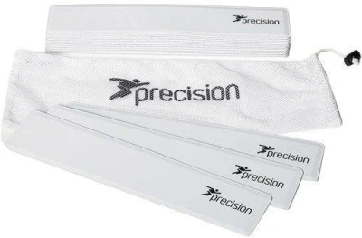 Precision Rectangular Shaped Rubber Markers- White (Set of 15)