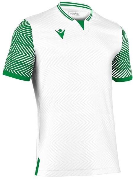 Macron Tureis Eco Shirt White Green Total Football Direct