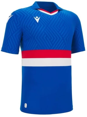 Macron Charon Eco Shirt - Navy / Columbia / White - Total Football