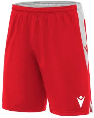 Macron Tempel Shorts - Red / White