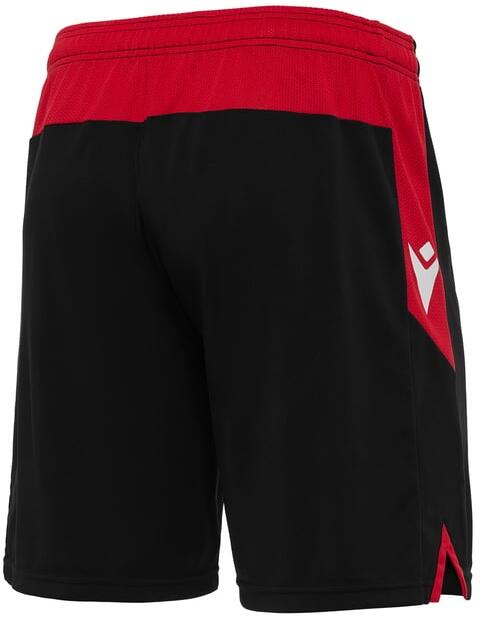 Macron Tempel Shorts Black Red Total Football Direct