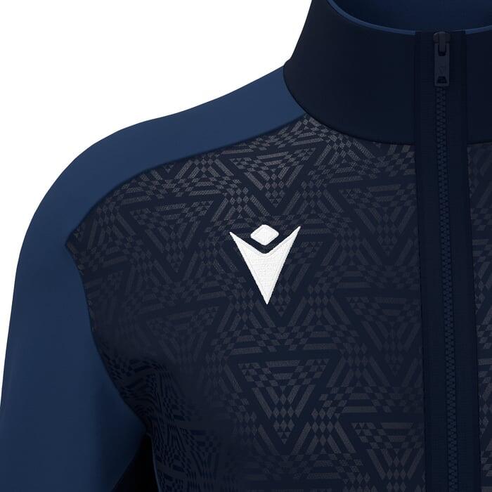 Macron Poseidon Full Zip Track Top - Navy / Light Navy - Total Football ...