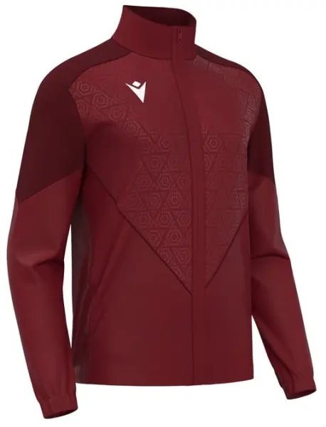 Macron Poseidon Full Zip Track Top - Cardinal / Dark Cardinal - Total ...