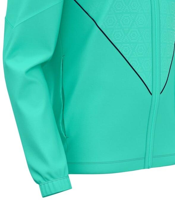 Macron Poseidon Full Zip Track Top - Turquoise / Navy - Total Football ...