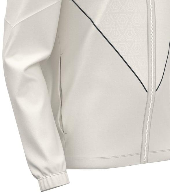 Macron Poseidon Full Zip Track Top - Off White / Anthracite - Total ...