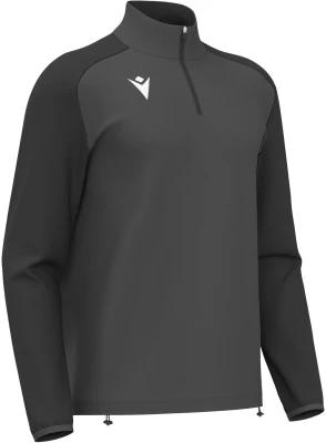Macron Isen 1/4 Zip Track Top - Bottle Green / Gold - Total