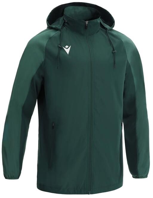 Green Macron Elbrus Rain Jacket for Men & Juniors - Total Football