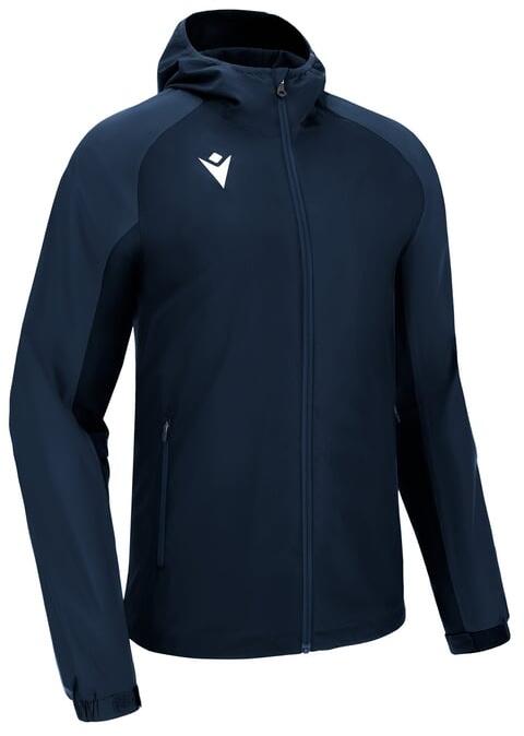 Macron Alps Waterproof Rain Jacket Navy Total Football Direct