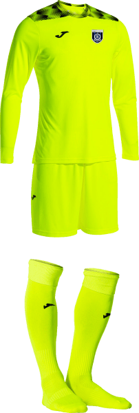 Abbots Youth FC Goalkeeper Set - Fluor Yellow