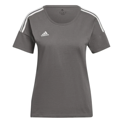 Adidas Condivo 22 Womens T-Shirt - Team Grey Four