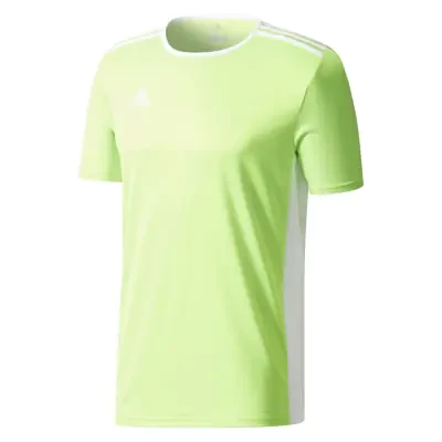 Adidas Entrada 18 Jersey - Solar Green / White