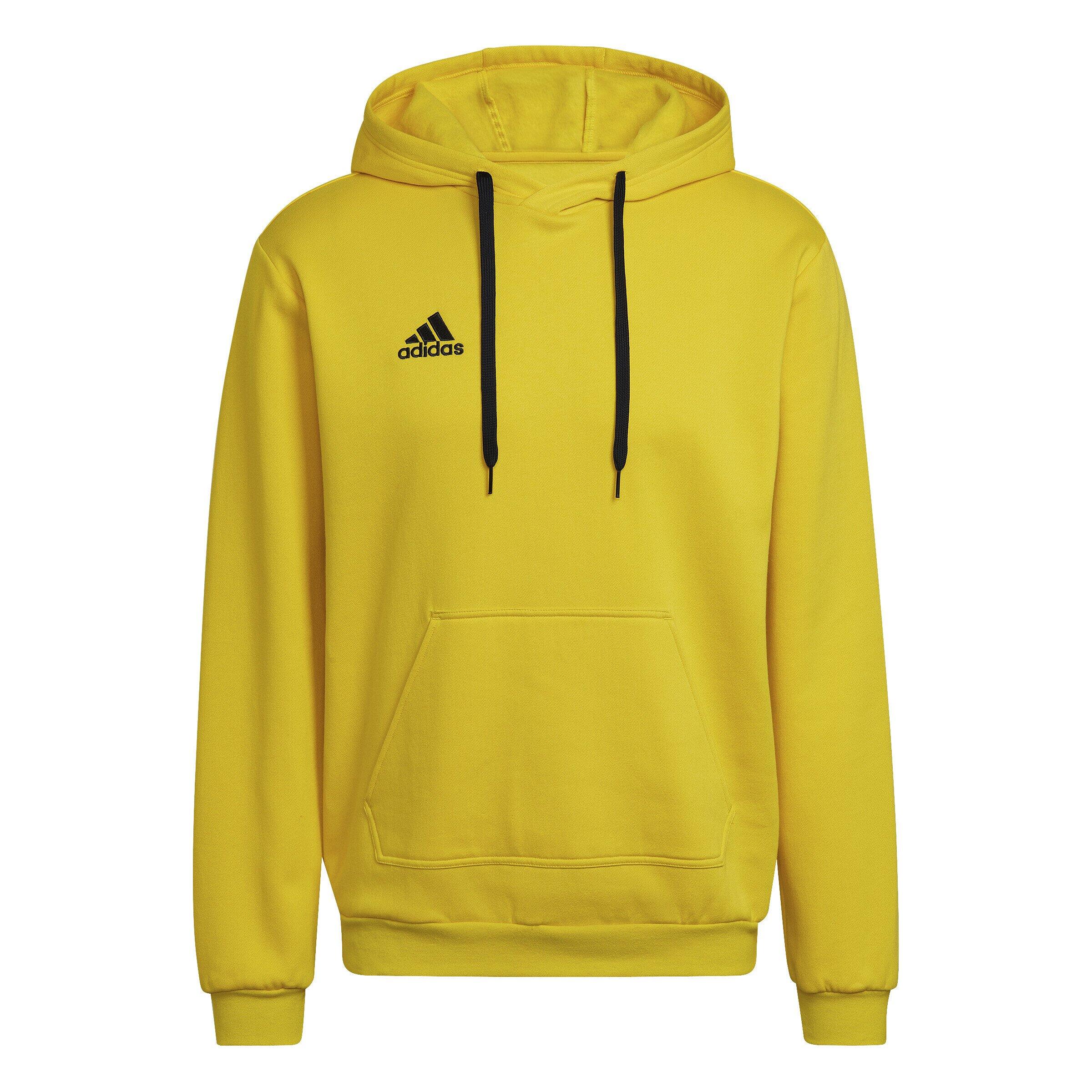 Adidas Entrada 22 Hoodie Team Yellow Black Total Football Direct