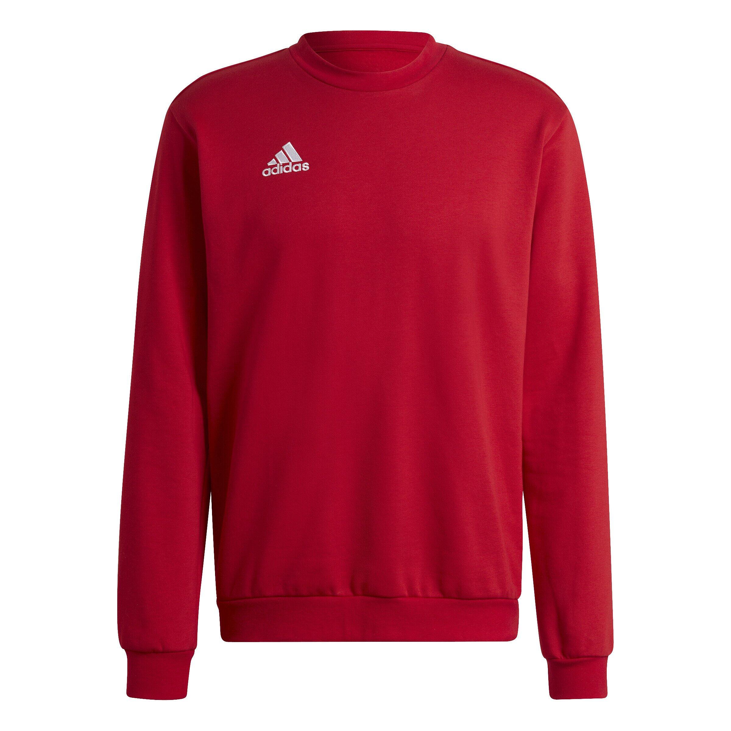 red adidas crew neck sweatshirt