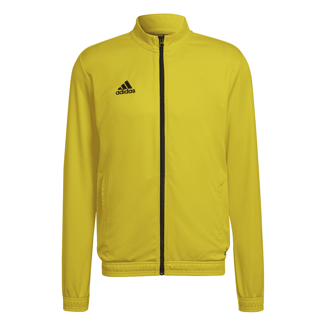 トップス adidas Track Jacket Yellow Gray O Adidas Entrada 22 Track Jacket - Team Yellow - Total Football Direct