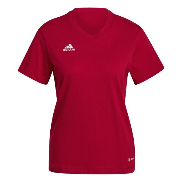 Adidas Entrada 22 Womens T-Shirt - Team Power Red