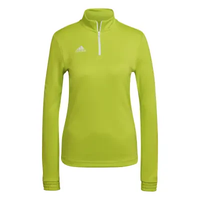 Adidas Entrada 22 Womens Track Top - Team Semi Solar Yellow