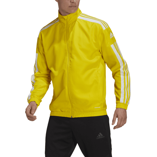 Adidas Squadra 21 Presentation Jacket - Team Yellow / White