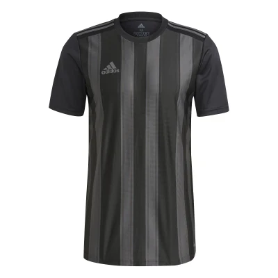 Adidas Striped 21 Jersey - Black / Team Dark Grey