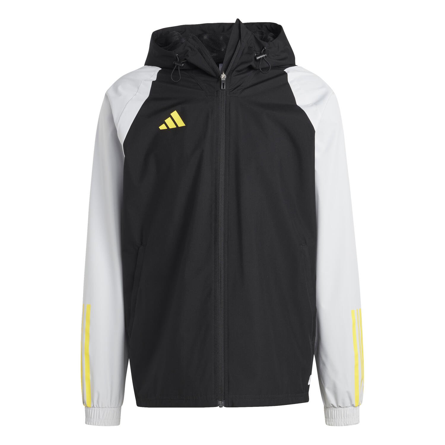 Adidas jacket yellow and black deals
