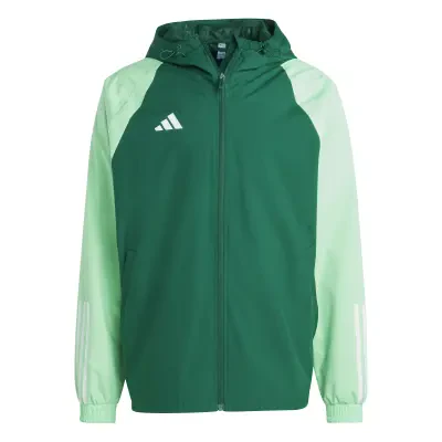 Adidas Tiro 23 Competition All Weather Jacket - Team Dark Green / Beam Green