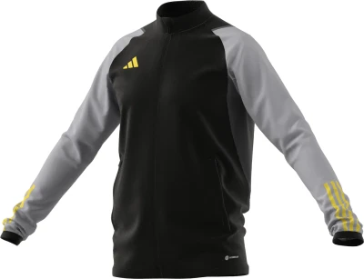 Adidas Tiro 23 Competition Training Jacket - Black /Team Light Grey / Impact Yellow