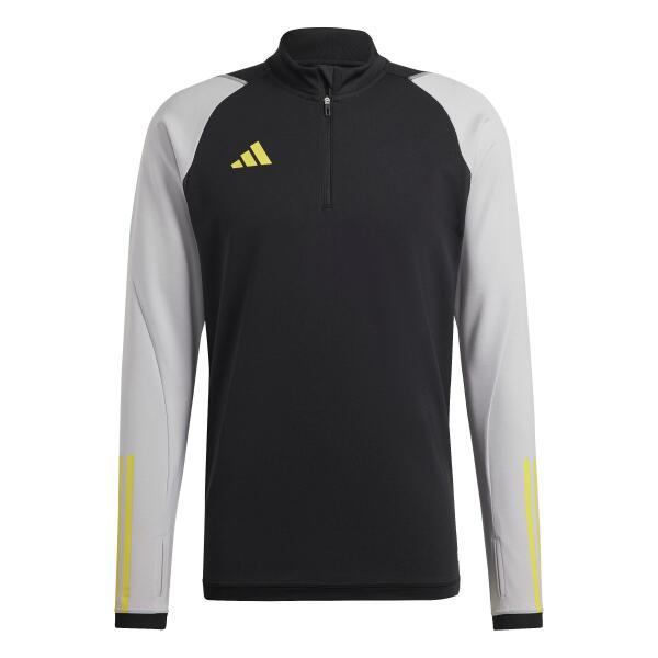 Adidas Tiro 23 Competition Training Top - Black / Team Light Grey / Impact Yellow
