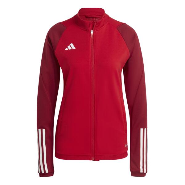 Adidas Tiro 23 Competition Womens Training Jacket - Team Power Red 2 / White