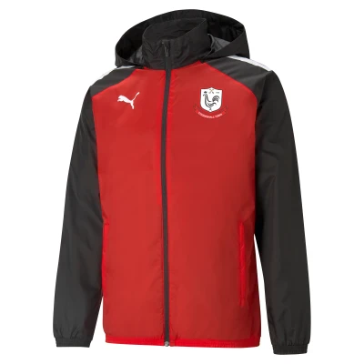 Coggeshall Town FC Youth Rain Jacket - Red