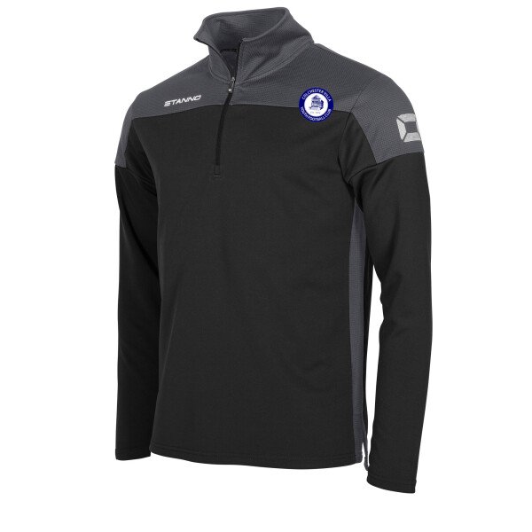 Colchester Villa Youth FC Coaches 1/4 Zip Top - Black / Anthracite